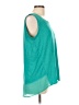 Adrienne Vittadini Teal Sleeveless Top Size L - photo 4