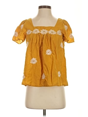 Madewell Floral Embroidered Butterfly Top (view 1)