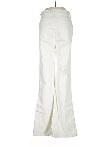 Madewell 11" High-Rise Flare Jeans in Tile White (view 2)