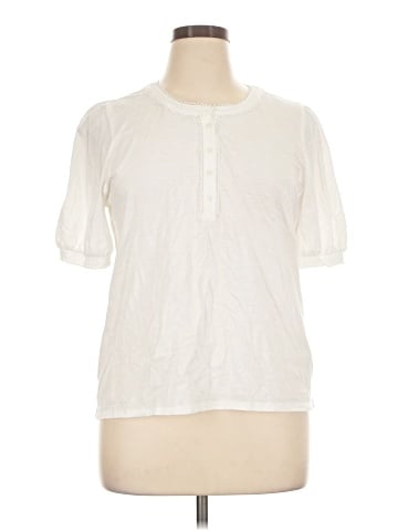 J.Crew Factory Store Short Sleeve Blouse (view 1)