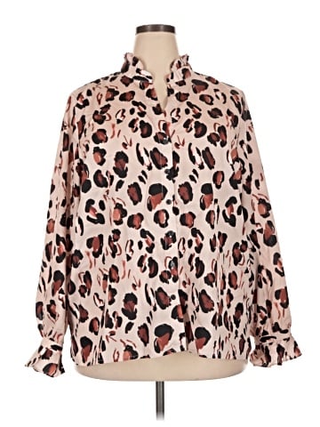 ELOQUII Long Sleeve Blouse (view 1)