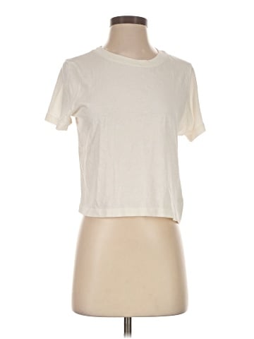Madewell Softfade Cotton Boxy-Crop Tee (view 1)
