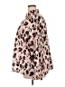 ELOQUII 100% Polyester Animal Print Ivory Long Sleeve Blouse Size 24 - photo 5