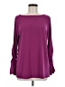Susan Graver Purple Long Sleeve Blouse Size M - photo 1