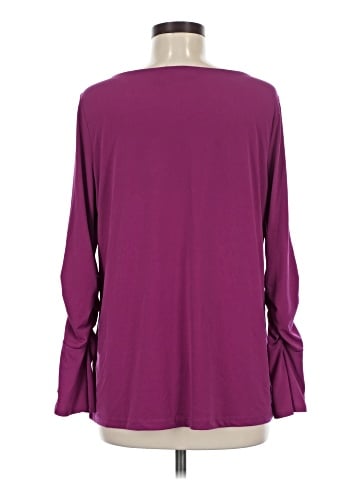 Susan Graver Long Sleeve Blouse (view 2)