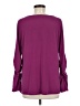 Susan Graver Purple Long Sleeve Blouse Size M - photo 2