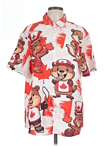 Unbranded Short Sleeve Button-Down Shirt (view 1)