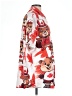 Unbranded Print Red Short Sleeve Button-Down Shirt Size L - photo 4
