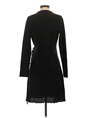 Madewell Ribbed Knit Wrap Mini Dress (view 2)