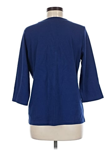 Quacker Factory 3/4 Sleeve Button-Down Shirt (view 2)