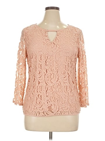 Adrianna Papell 3/4 Sleeve Blouse (view 1)