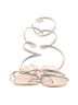 Shoedazzle Silver Sandals Size 7 1/2 - photo 2
