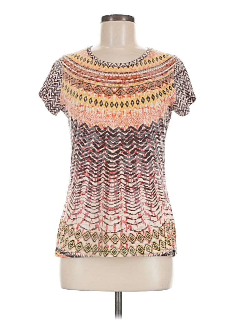 Pre-owned Prana Short Sleeve T-shirt In Brown