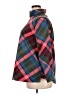 Talbots 100% Polyester Plaid Teal Poncho Size 3X Petite - photo 5