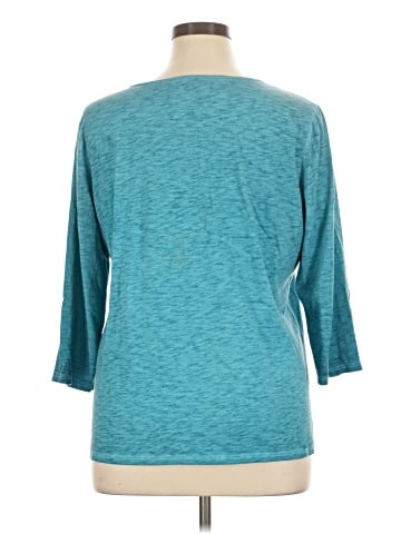 St. John's Bay 3/4 Sleeve Top (view 2)