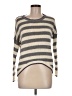 Quinn Stripes Tan Pullover Sweater Size M - photo 1