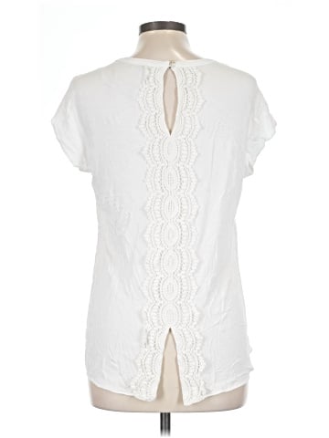 Pale Sky Short Sleeve Blouse (view 2)
