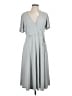 H&M Solid Gray Casual Dress Size L - photo 1