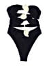 Unbranded Hearts Black Swimsuit Bottoms Size M - photo 1