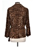 Cato Animal Print Brown Blazer Size L - photo 2