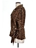 Cato Animal Print Brown Blazer Size L - photo 5