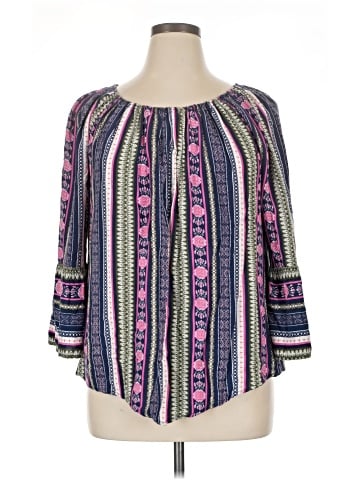 New Directions 3/4 Sleeve Blouse (view 1)