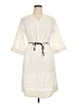 Roaman's 100% Polyurethane Ivory Casual Dress Size 14 - photo 1
