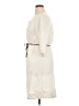 Roaman's 100% Polyurethane Ivory Casual Dress Size 14 - photo 5