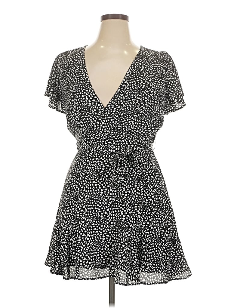 Pre-owned Mi Ami Casual Dress In Black