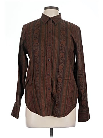 Lauren by Ralph Lauren Long Sleeve Button-Down Shirt (view 1)