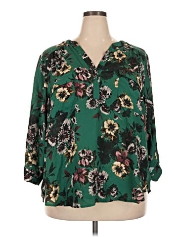 Philosophy Republic Clothing 3/4 Sleeve Blouse (view 1)