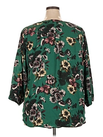 Philosophy Republic Clothing 3/4 Sleeve Blouse (view 2)
