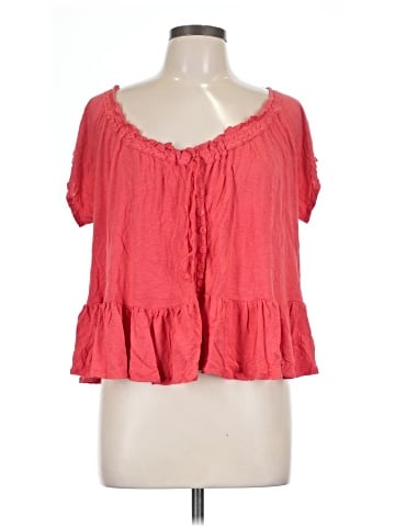 Free People Short Sleeve Blouse (view 1)