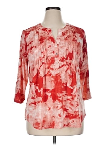 NY Collection 3/4 Sleeve Blouse (view 1)