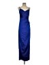 Xscape 100% Polyester Blue Cocktail Dress Size 2 - photo 1