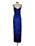 Xscape 100% Polyester Blue Cocktail Dress Size 2 - photo 2