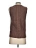 Varley 100% Viscose Argyle Brown Sweater Vest Size XS - photo 2
