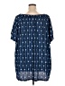 Croft & Barrow Blue Short Sleeve Blouse Size 3X - photo 2