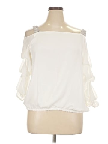 MSK 3/4 Sleeve Blouse (view 1)