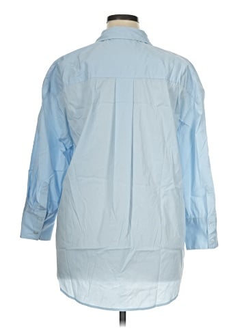 Liverpool Los Angeles 3/4 Sleeve Button-Down Shirt (view 2)