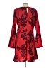 Gap 100% Polyester Red Cocktail Dress Size L - photo 2