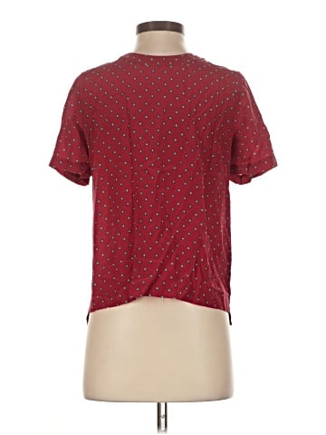 Madewell Short Sleeve Silk Top (view 2)