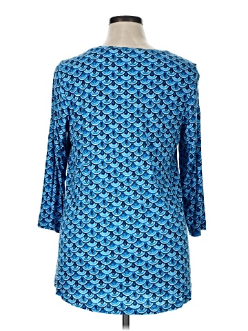 JM Collection 3/4 Sleeve Top (view 2)