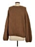 Zara Solid Brown Pullover Sweater Size S - photo 2