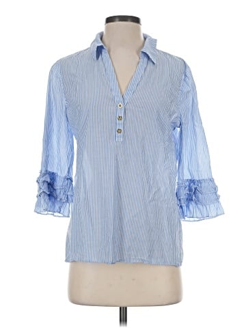 Lilly Pulitzer 3/4 Sleeve Button-Down Shirt (view 1)
