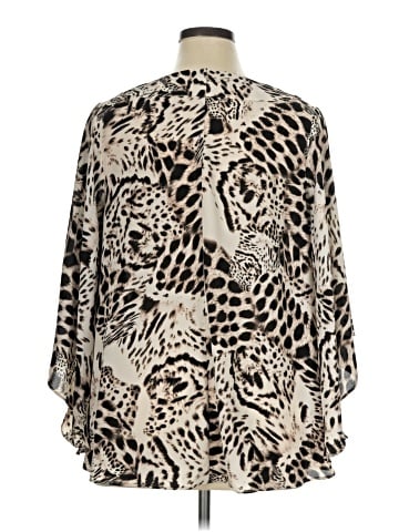 JLo by Jennifer Lopez 3/4 Sleeve Blouse (view 2)