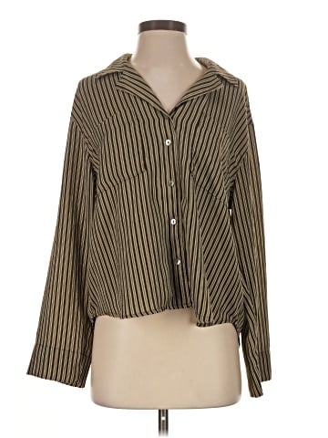 Madewell Resort Long-Sleeve Shirt in Stripe Seersucker (view 1)