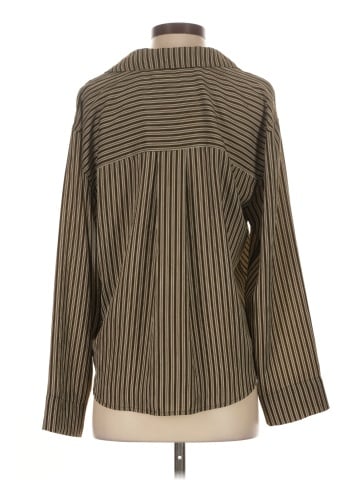 Madewell Resort Long-Sleeve Shirt in Stripe Seersucker (view 2)