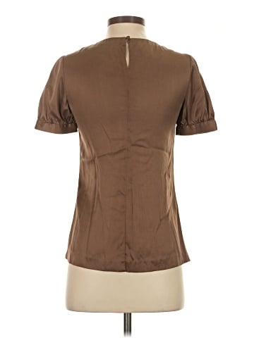 Trina Turk Short Sleeve Silk Top (view 2)
