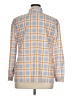 ELOQUII 100% Polyester Checkered-gingham Orange Long Sleeve Blouse Size 14 Plus - photo 2